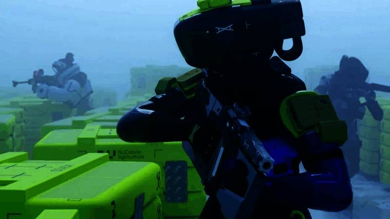 《失落星船:马拉松》封闭测试画面,展示角色探索与战斗细节