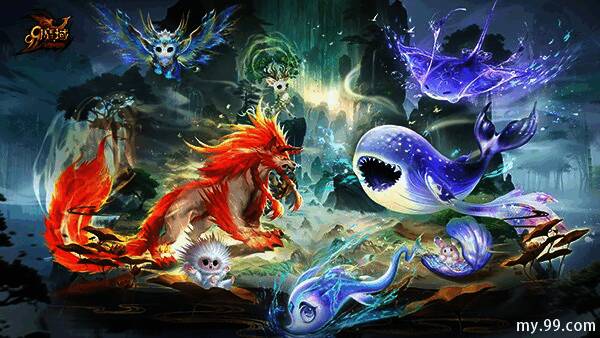 灵兽系统界面展示,显示主战与协战位配置