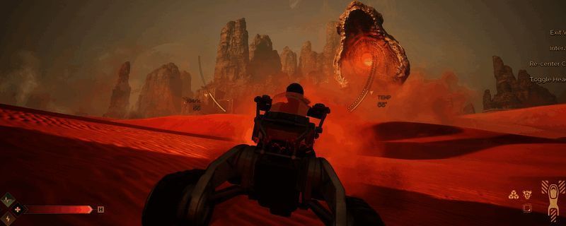 沙丘觉醒游戏内玩家载具车库场景,展示多辆战车停放状态