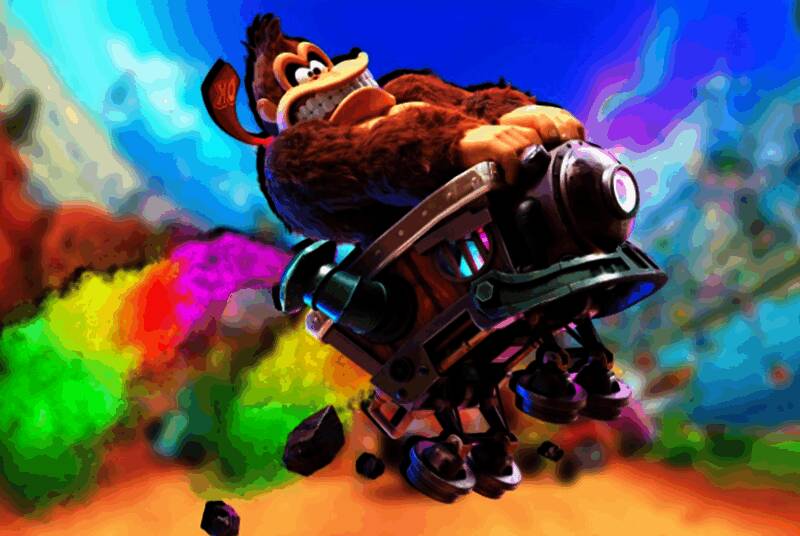 《马里奥赛车：世界》角色服装展示界面，大金刚仅显示一套装扮