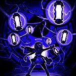 技能图标：磁流，蓝色波浪形箭头代表加速效果