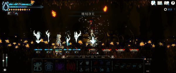 支援单位协助作战,屏幕右侧显示其当前状态与技能