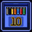 小天才成就图标,卡通风格的书本与笑脸结合