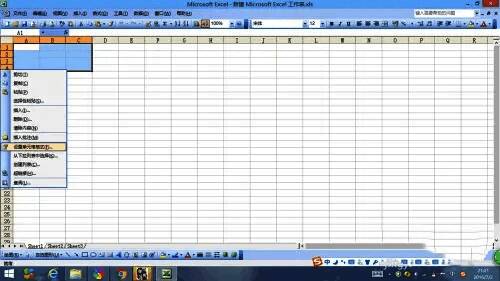 弹出的‘设置单元格格式’对话框界面截图