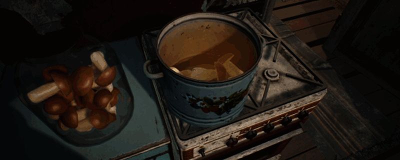 Mushroom Hunter Simulator 游戏封面展示，画面中是宁静森林与蘑菇场景