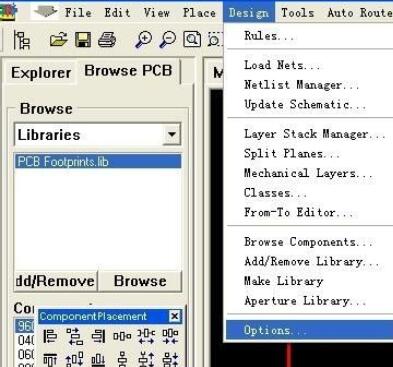 Protel99se网格设置界面展示
