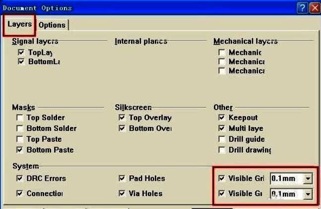 线径设置选项卡详细参数展示