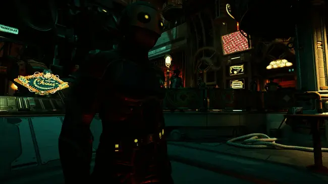 游戏总监Brandon Adler接受采访现场画面，神情认真