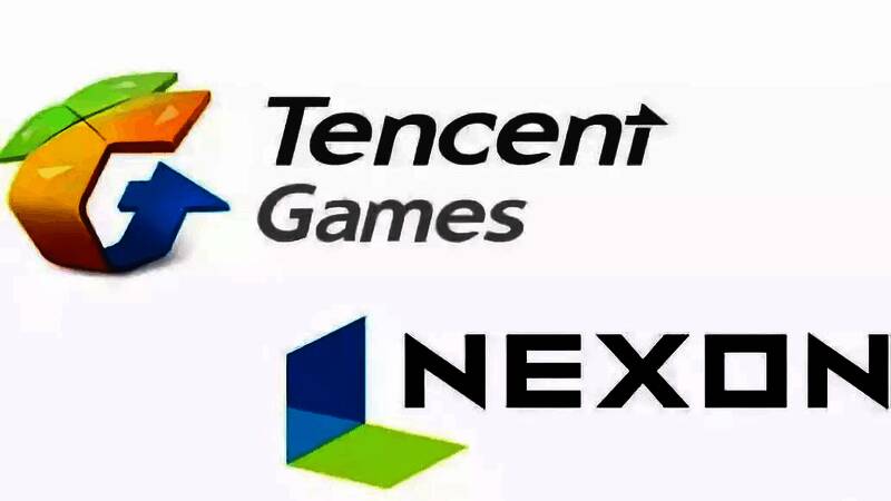 Nexon总部外观,现代风格建筑群与标志性LOGO