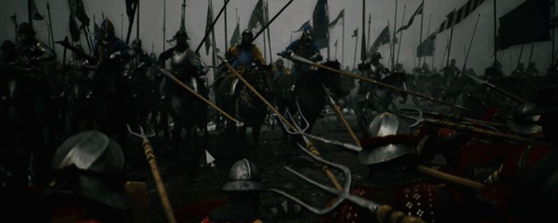 游戏宣传图展示中世纪风格场景，城堡与骑士元素突出