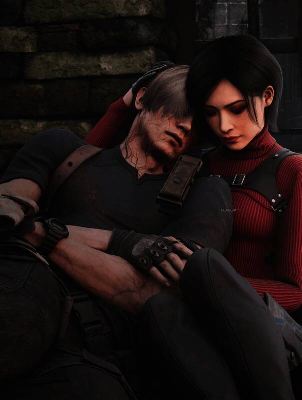 艾达轻抚里昂脸颊的温馨画面,营造出强烈的情感冲击力