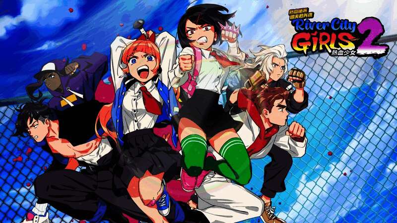 热血少女2多人对战画面展现激烈格斗场面