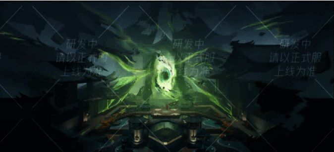 CF手游全新地图灵音城实景图，融合古庙与科技元素的东方赛博朋克战场