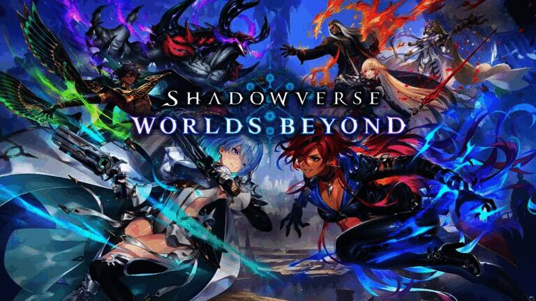 《影之诗:超凡世界》游戏封面展示,风格华丽的卡牌战斗主题视觉设计