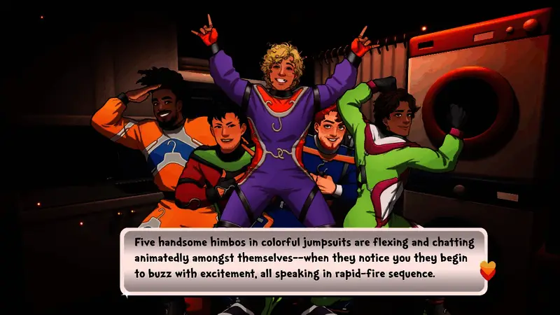 游戏内插图展示主角与多个角色互动的画面，风格多样且富有情感表现力