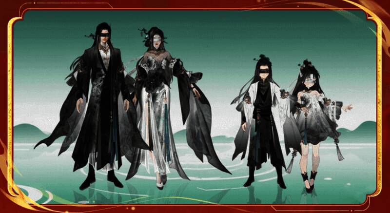 限定时装展示图，呈现精美的服饰细节与特效效果