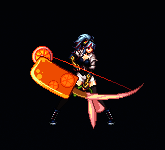 弓箭手冰棒武器装扮展示,突出冰制弓与箭矢特效