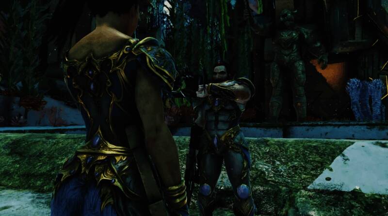 玩家正在水中搭建高科技水下基地,周围环绕着各种设施