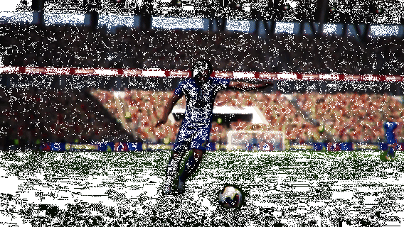 皮尔洛边路接应后送出一脚精妙传中动画