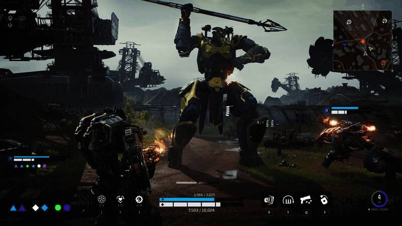 《钢铁猎手》角色设计图,展示多种风格迥异的机甲战士