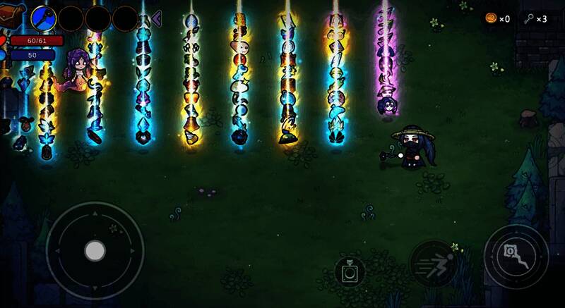 克苏鲁风格Boss战画面,巨型触手与玩家激战