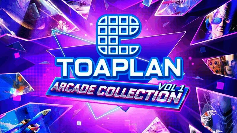 《Toaplan Arcade Collection》宣传图,展示多款经典街机游戏封面