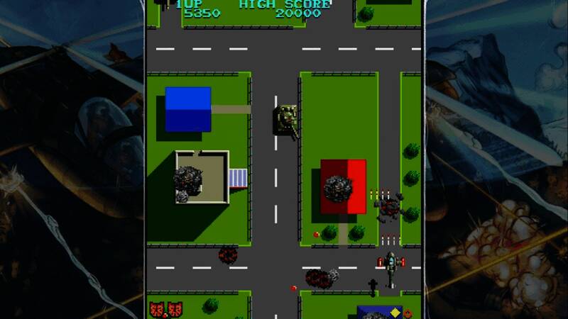 《TWIN COBRA》与《FIRE SHARK》游戏画面对比展示