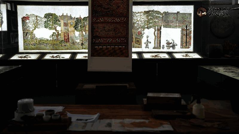 蓆棚齋皮影藝術博物館內部展示眾多珍貴皮影藏品