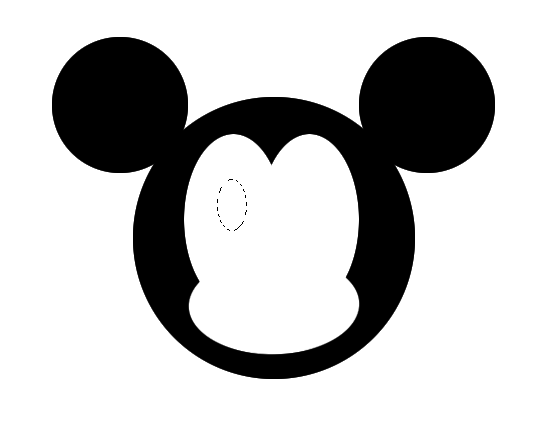 绘制眼睛选区的界面截图