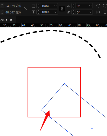 线段端点成功连接后的效果预览图