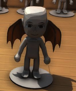 《金垦小镇》巨型蝙蝠翅膀展示，造型逼真且充满神秘感