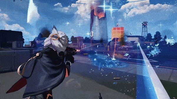 游戏角色技能演示,展示华丽特效与流畅动作