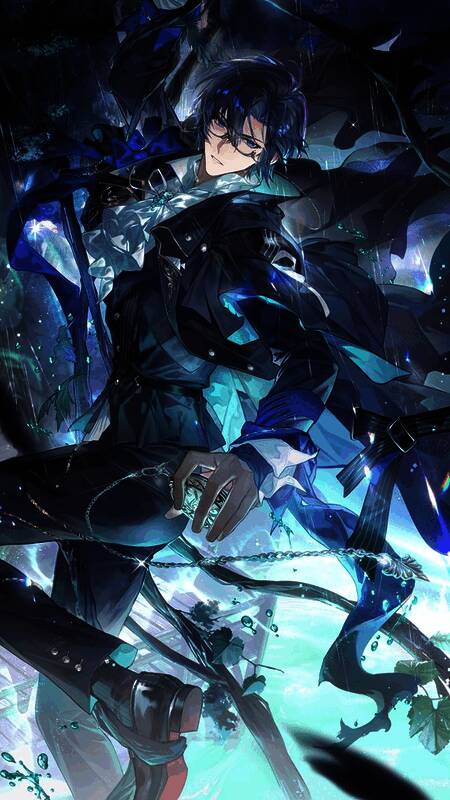 司岚SSR画灵不归漫流画面展示，水中倒影与现实交织