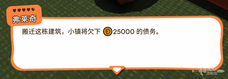 搬迁过程中产生的债务提示信息
