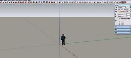 草图大师软件界面展示,主界面简洁直观,工具栏清晰可见