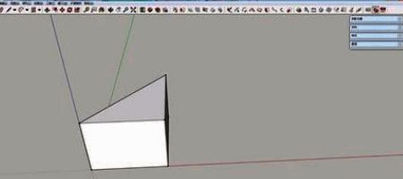 三角形被拉伸成立体结构的过程示意图,模型立体感增强