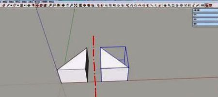 最终镜像完成后的模型展示图,左右两侧呈现对称结构