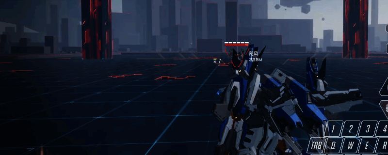 阿奎那机甲展示十三枪连招特效，枪火交织形成连续打击效果