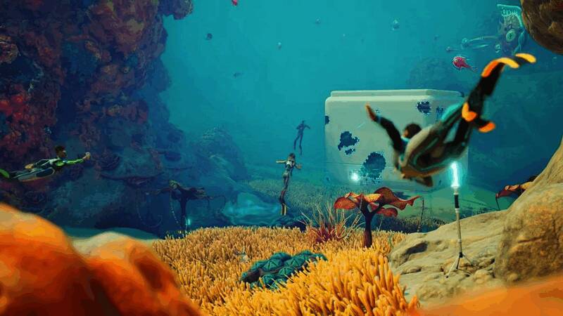 《深海迷航2》游戏内新场景展示,丰富多样的水下生态系统