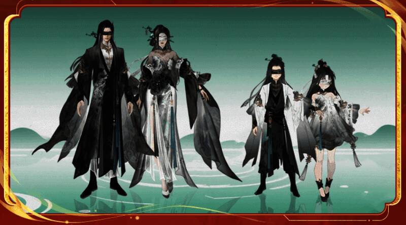 游戏内联动时装展示,角色身着橙色时装特效华丽