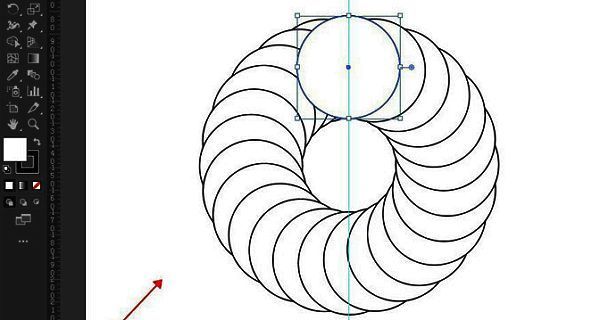 完成效果展示,显示由多个同心圆构成的精美环形结构