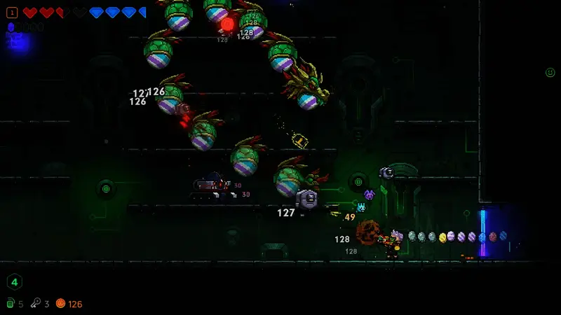 敌人设计极具未来感,机械风格怪物登场