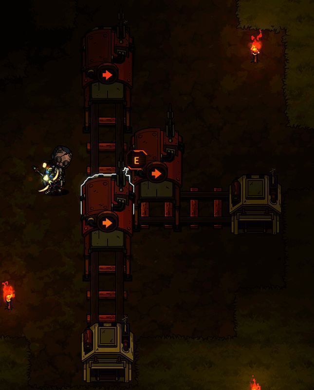 轨道运输站正常运作状态截图，展示运输系统运行中的界面信息