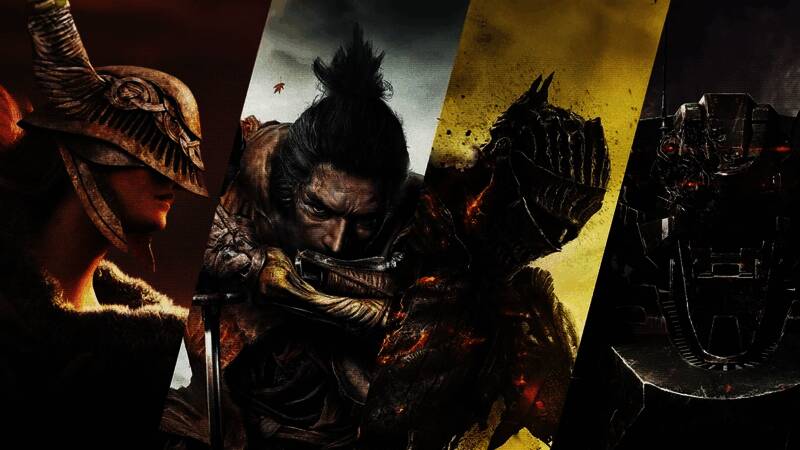 FromSoftware游戏开发团队工作场景,办公室内多名开发者专注电脑屏幕前