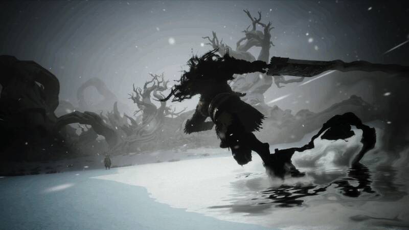 《十二影》游戏画面,主角挥舞武器发动技能,特效华丽