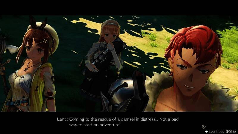 《莱莎的炼金工房》角色立绘展示，画面中多位主要角色并肩而立，风格清新可爱