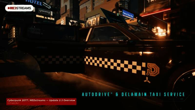 《赛博朋克2077》2.3版本实机截图,夜之城霓虹闪烁的街道与全新载具展示