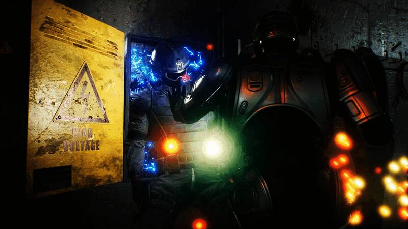 《机械战警:暴戾都市 - 未竟之事》战斗场景,RoboCop与雇佣兵激烈交火