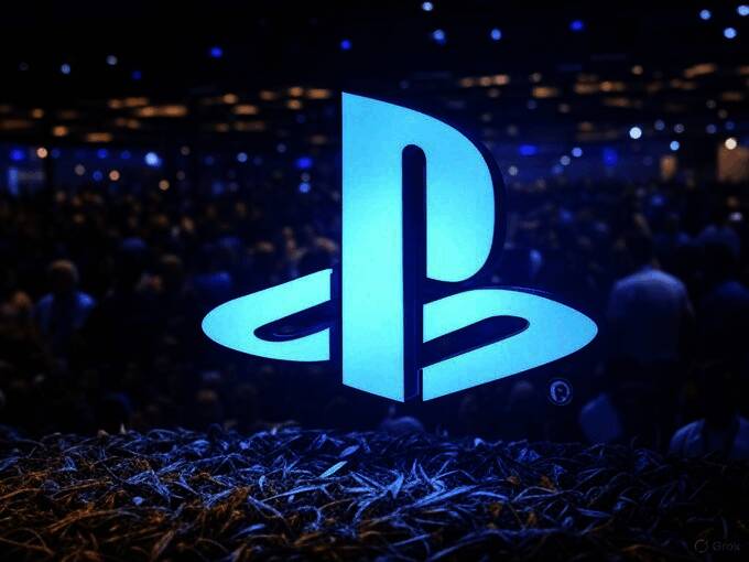 PlayStation 5 Pro主机正面特写，展示其标志性黑白设计与灯光效果