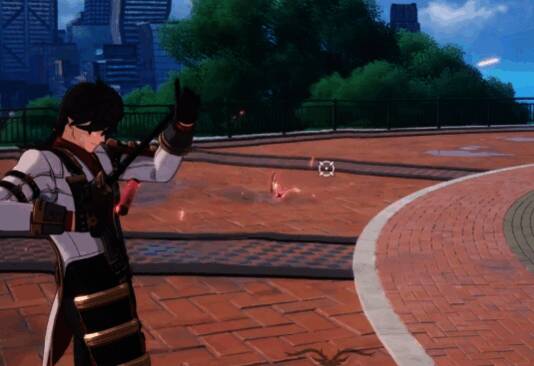 神射手技能释放动画,箭矢带电特效击中敌人